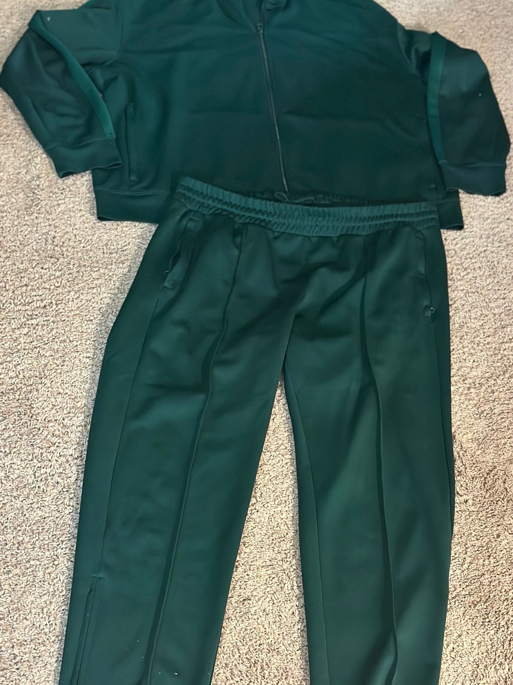H&M Dark Green Men's Jogger Sweatpants pants 40 relax fit stretch to 48